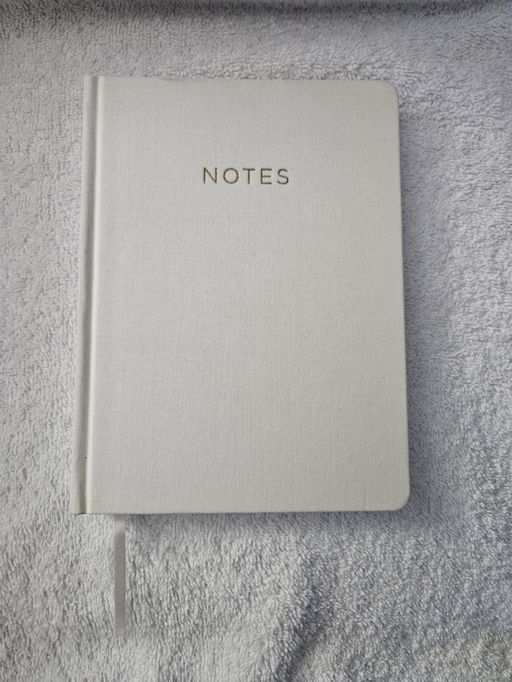Threshold Cream Linen Journal 6x8 Hardcover 120 Sheets Lined Notebook